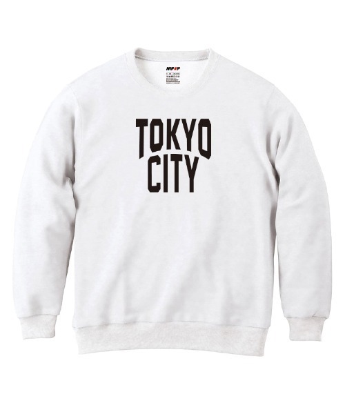 NIPOP(ニポップ)の「NIPOP(ニポップ) トレーナー スウェット 裏毛 東京 ロゴ プリント インバウンド お土産 トップス レディース ユニセックス(スウェット・レディース・ホワイト/ヘザーグレー/ブラック・XS/S)」の2枚目の写真