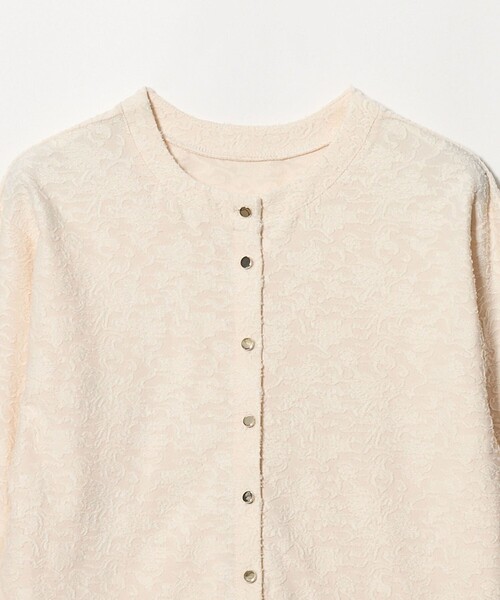 A DAY IN THE LIFE UNITED ARROWS(アデイインザライフユナイテッドアローズ)の「パフジャガード 2WAY カーディガン <A DAY IN THE LIFE>(カーディガン/ボレロ・レディース・オフホワイト/ブラック/コバルトブルー・FREE)」の11枚目の写真