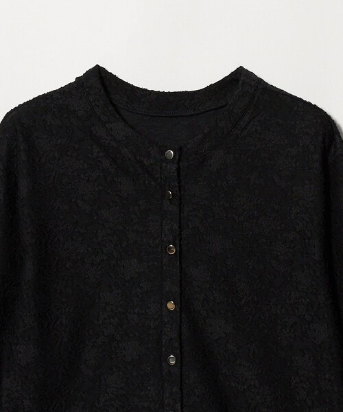 A DAY IN THE LIFE UNITED ARROWS(アデイインザライフユナイテッドアローズ)の「パフジャガード 2WAY カーディガン <A DAY IN THE LIFE>(カーディガン/ボレロ・レディース・オフホワイト/ブラック/コバルトブルー・FREE)」の15枚目の写真