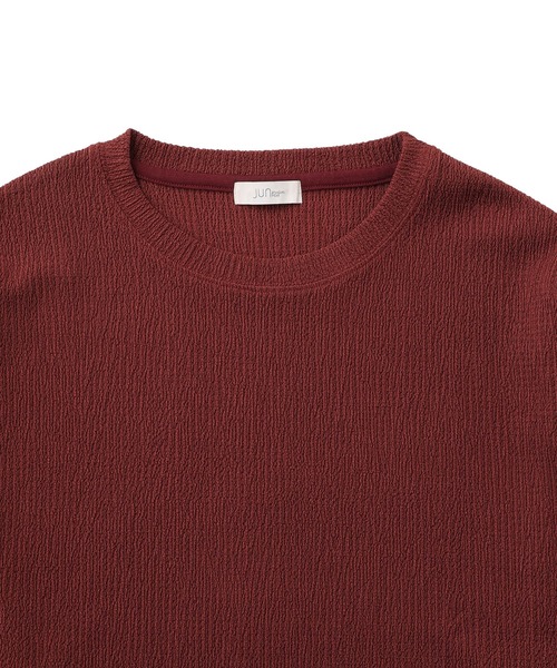 j.n.r.d(ジェー・エヌ・アール・ディー)の「楊柳フェイクレイヤードロングスリーブ(Tシャツ/カットソー・メンズ・ブラウン/ブラック・L/M/LL)」の10枚目の写真