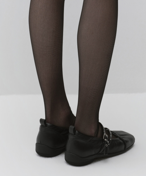 MUSINSA STANDARD WOMAN（ムシンサスタンダードウーマン）の「ウィメンズストラップメリージェーン[ブラック]（バレエシューズ・レディース・その他・23cm/23.5cm/24cm/24.5cm/25cm）」の3枚目の写真
