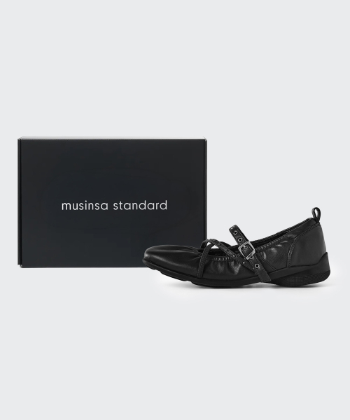 MUSINSA STANDARD WOMAN（ムシンサスタンダードウーマン）の「ウィメンズストラップメリージェーン[ブラック]（バレエシューズ・レディース・その他・23cm/23.5cm/24cm/24.5cm/25cm）」の12枚目の写真