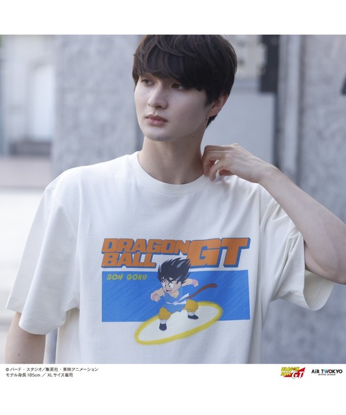 AIR TWOKYO（エアトゥーキョー）の「TVアニメ『DRAGON BALL GT』シーンイラストTシャツ 1（孫悟空）（Tシャツ/カットソー・メンズ・ネイビー系/ホワイト系その他・X-LARGE/LARGE/MEDIUM/SMALL/XX-LARGE）」の3枚目の写真