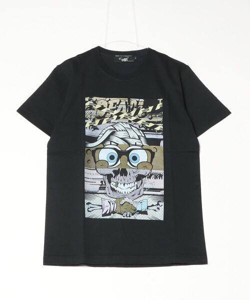 Sync.(スィンク)の「Sync. 【D*FACE】 TEE "SKULL SHAKE"(Tシャツ/カットソー・メンズ・ホワイト/ブラック・LARGE/MEDIUM/X-LARGE/SMALL)」の1枚目の写真
