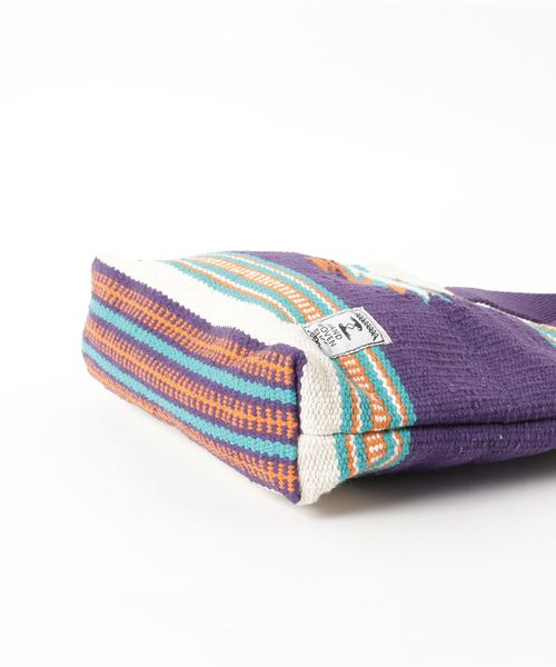 チャイハネ（チャイハネ）の「【チャイハネ】オルテガ柄ミニトートバッグ（トートバッグ・レディース・レッド/グリーン/イエロー/ターコイズブルー/オフホワイト/パープル・FREE）」の9枚目の写真