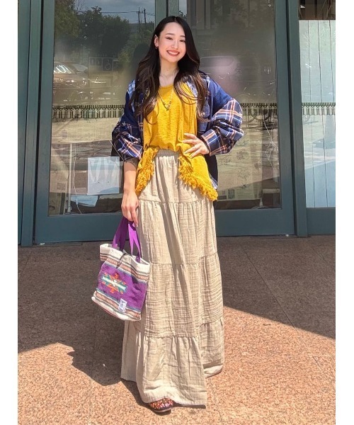 チャイハネ（チャイハネ）の「【チャイハネ】オルテガ柄ミニトートバッグ（トートバッグ・レディース・レッド/グリーン/イエロー/ターコイズブルー/オフホワイト/パープル/ブラック/マスタード・FREE）」の22枚目の写真