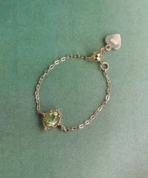 K10 オーバル 天然石 チェーンリング【誕生石】Primo