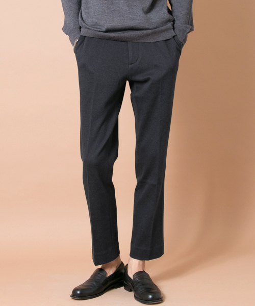 URBAN RESEARCH(アーバンリサーチ)の「UR ウールブレンドポンチトラウザー(その他パンツ・メンズ・ネイビー/チャコールグレー・SMALL/LARGE/MEDIUM)」の1枚目の写真