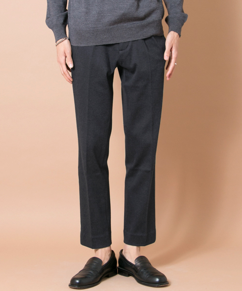 URBAN RESEARCH(アーバンリサーチ)の「UR ウールブレンドポンチトラウザー(その他パンツ・メンズ・ネイビー/チャコールグレー・SMALL/LARGE/MEDIUM)」の3枚目の写真