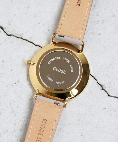 BEAUTY&YOUTH UNITED ARROWS(ビューティーアンドユースユナイテッドアローズ)の「<CLUSE>∴レザー38mmフェイスウォッチ/ゴールドカラー(アナログ腕時計・レディース・ブラック/ライトグレー/ダークブラウン・FREE)」の12枚目の写真