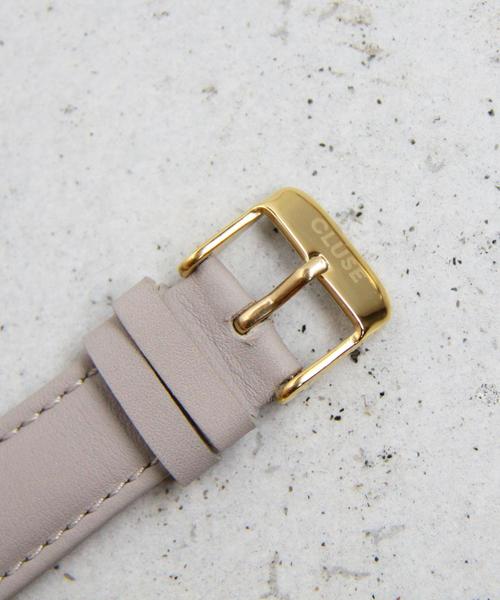 BEAUTY&YOUTH UNITED ARROWS(ビューティーアンドユースユナイテッドアローズ)の「<CLUSE>∴レザー38mmフェイスウォッチ/ゴールドカラー(アナログ腕時計・レディース・ブラック/ライトグレー/ダークブラウン・FREE)」の4枚目の写真