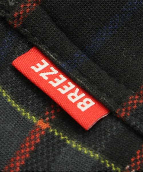 BREEZE（ブリーズ）の「あったか裏シャギーチェックパンツ 10分丈（その他パンツ・キッズ・マスタード/ブラック/レッド・110/130/100/120/80/90/140/95）」の18枚目の写真