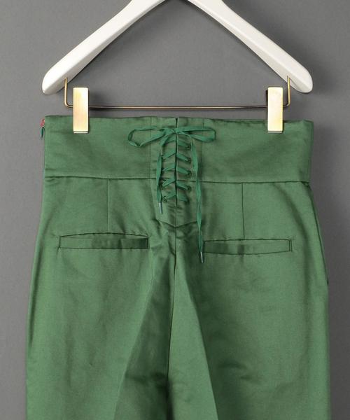 美品　6 ROKU ロク COTTON SQUARE LACE PANTS 38 6(ROKU)＞COTTON RAYON BIG PANTS/パンツ