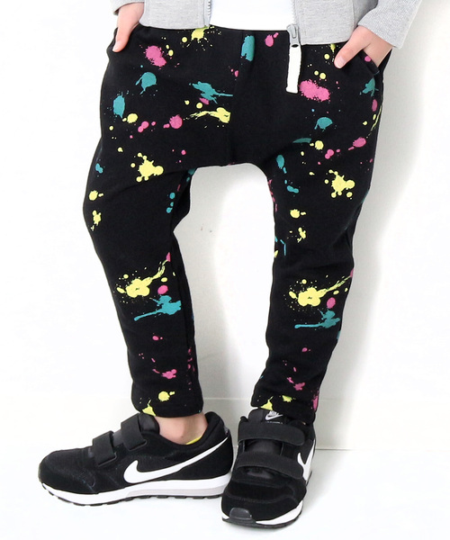 devirock（デビロック）の「【旧モデル】裏毛スウェットサルエルパンツ スウェットパンツ（その他パンツ・キッズ・ネイビー/杢グレー/ブルー/ブラック/ホワイト系その他/カーキ/スモークピンク/カモフラージュ/グレー系その他/ブラック系その他/グリーン系その他・130cm/150cm/160cm/110cm/140cm/120cm/100cm）」の4枚目の写真