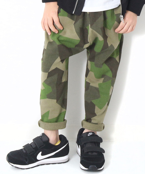 devirock（デビロック）の「【旧モデル】裏毛スウェットサルエルパンツ スウェットパンツ（その他パンツ・キッズ・ネイビー/杢グレー/ブルー/ブラック/ホワイト系その他/カーキ/スモークピンク/カモフラージュ/グレー系その他/ブラック系その他/グリーン系その他・130cm/150cm/160cm/110cm/140cm/120cm/100cm）」の8枚目の写真