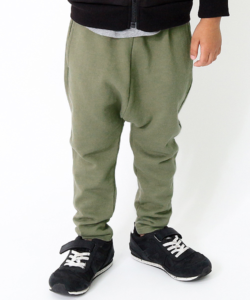 devirock（デビロック）の「【旧モデル】裏毛スウェットサルエルパンツ スウェットパンツ（その他パンツ・キッズ・ネイビー/杢グレー/ブルー/ブラック/ホワイト系その他/カーキ/スモークピンク/カモフラージュ/グレー系その他/ブラック系その他/グリーン系その他・130cm/150cm/160cm/110cm/140cm/120cm/100cm）」の7枚目の写真