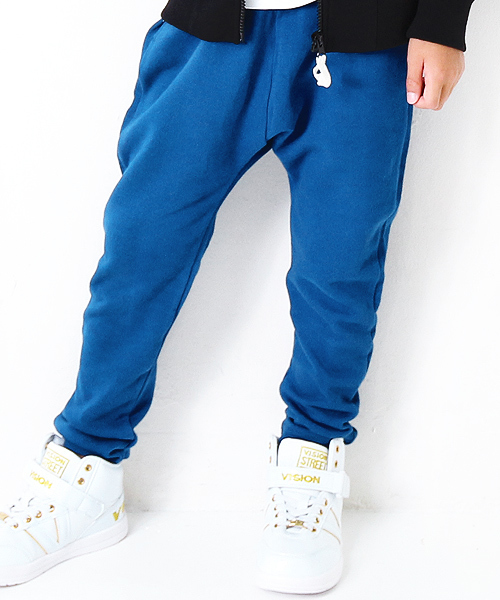 devirock（デビロック）の「【旧モデル】裏毛スウェットサルエルパンツ スウェットパンツ（その他パンツ・キッズ・ネイビー/杢グレー/ブルー/ブラック/ホワイト系その他/カーキ/スモークピンク/カモフラージュ/グレー系その他/ブラック系その他/グリーン系その他・130cm/150cm/160cm/110cm/140cm/120cm/100cm）」の10枚目の写真