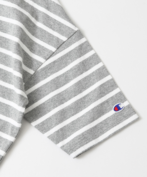 Champion(チャンピオン)の「 UR Champion×URBAN RESEARCH 別注ボーダーカットソー(Tシャツ/カットソー・レディース・ネイビー/ホワイト/ライトグレー・FREE)」の18枚目の写真