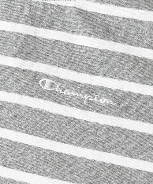 Champion(チャンピオン)の「 UR Champion×URBAN RESEARCH 別注ボーダーカットソー(Tシャツ/カットソー・レディース・ネイビー/ホワイト/ライトグレー・FREE)」の19枚目の写真