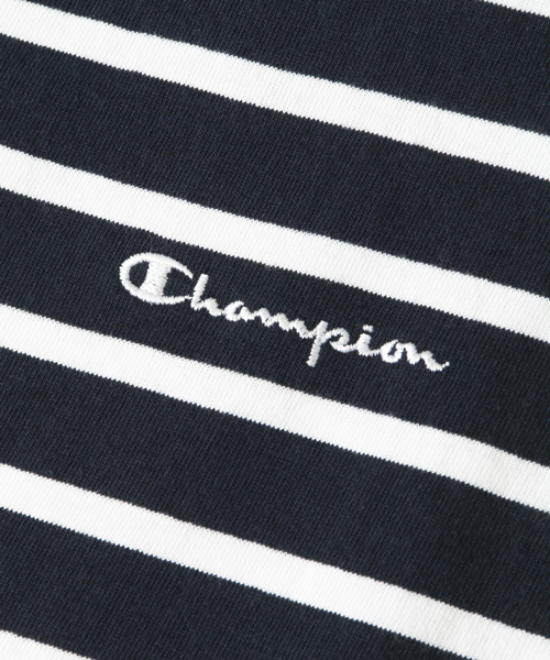 Champion(チャンピオン)の「 UR Champion×URBAN RESEARCH 別注ボーダーカットソー(Tシャツ/カットソー・レディース・ネイビー/ホワイト/ライトグレー・FREE)」の8枚目の写真