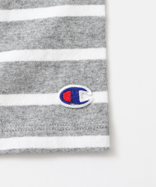 Champion(チャンピオン)の「 UR Champion×URBAN RESEARCH 別注ボーダーカットソー(Tシャツ/カットソー・レディース・ネイビー/ホワイト/ライトグレー・FREE)」の10枚目の写真