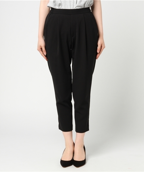 STUDIOUS（ステュディオス）の「ドライタッチアンクルテーパードパンツ（その他パンツ・レディース・ブラック/グレー・0/1）」の6枚目の写真