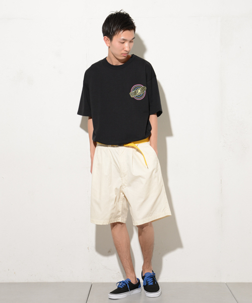 CIAOPANIC（チャオパニック）の「60/2ギャバジンミリタリー2タックワイドショーツ（チノパンツ・メンズ・オフホワイト/ベージュ/ネイビー・LARGE/SMALL/MEDIUM）」の15枚目の写真