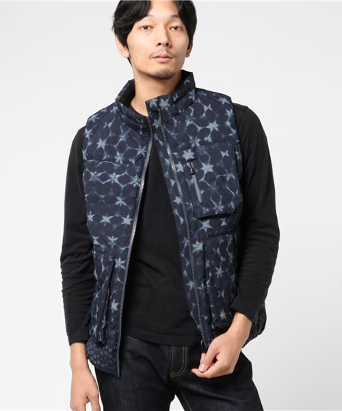 45R45rpm　インディゴコットンダウンベスト 45R45rpm インディゴコットンダウンベスト 45R45rpmインディゴコットン