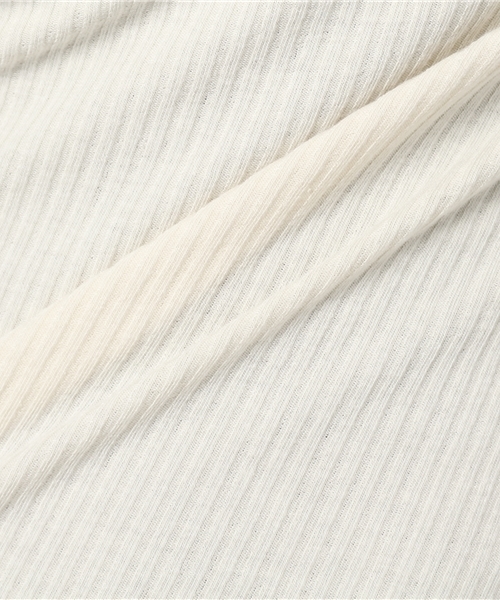 OLIVE des OLIVE（オリーブデオリーブ）の「衿レーステレコロンＴ（Tシャツ/カットソー・レディース・ブラック/ネイビー/オフホワイト/グリーン・FREE）」の9枚目の写真