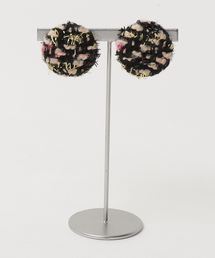 【Uloue】キラキラツイードのピアス