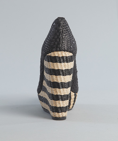 ROSE BUD（ローズバッド）の「(WERNER)2-34610 TRESSE JUTE WEDGE SANDAL（パンプス・レディース・ブラック/マルチ・35/36/37/38/39）」の7枚目の写真