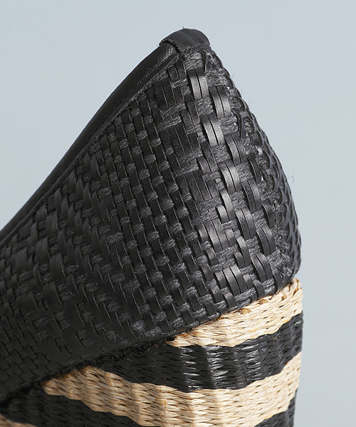 ROSE BUD（ローズバッド）の「(WERNER)2-34610 TRESSE JUTE WEDGE SANDAL（パンプス・レディース・ブラック/マルチ・35/36/37/38/39）」の5枚目の写真