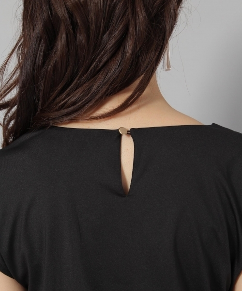 Andemiu(アンデミュウ)の「【WEB限定】カットタックベルトツキワンピース793742(ワンピース・レディース・ブラック/オレンジ/イエロー/グリーン/パープル/ブラウン/カーキ・FREE)」の13枚目の写真