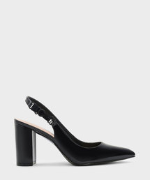スリングバックブロックヒール / SLINGBACK BLOCK HEELS