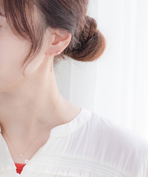 ESTELLE（エステール）の「K18 イエローゴールド ダイヤモンド ネックレス ESTELLE/エステール WEB限定（ネックレス・レディース・イエローゴールド・40cm）」の16枚目の写真