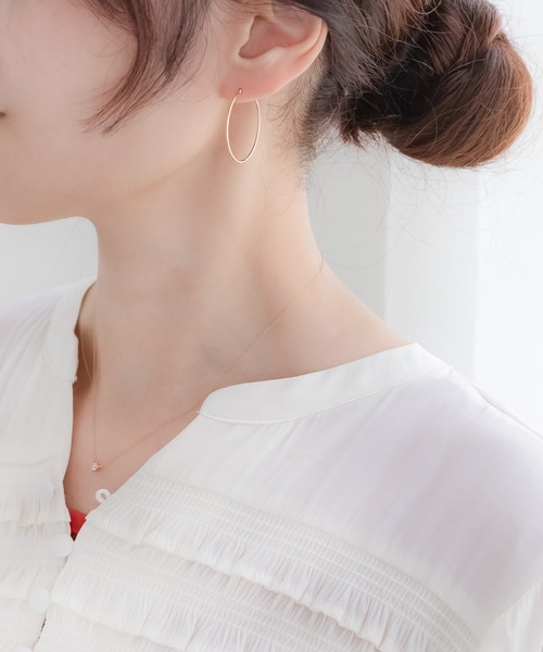 ESTELLE（エステール）の「K18 イエローゴールド ダイヤモンド ネックレス ESTELLE/エステール WEB限定（ネックレス・レディース・イエローゴールド・40cm）」の17枚目の写真