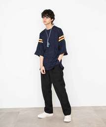 Name. | 【Name.】CREASE EFFECT FOOTBALL TEE(Tシャツ/カットソー)