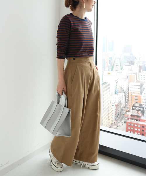 AMERICAN HOLIC（アメリカンホリック）の「綿ツイルグルカワイドパンツ（その他パンツ・レディース・チャコールグレー/ベージュ/カーキ・MEDIUM/LARGE）」の16枚目の写真