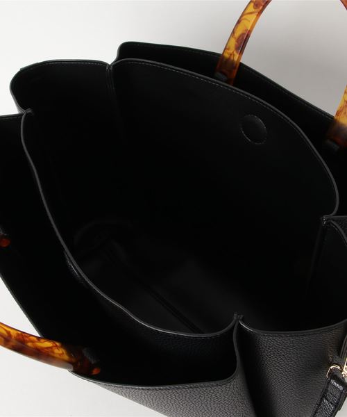 FREE'S MART（フリーズマート）の「３ポケットトートBAG（トートバッグ・レディース・ホワイト/ブラック/カーキ・ﾌﾘ-）」の6枚目の写真