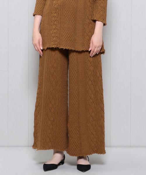 R JUBILEE（アールジュビリー）の「＜R JUBILEE＞CABLE PANTS