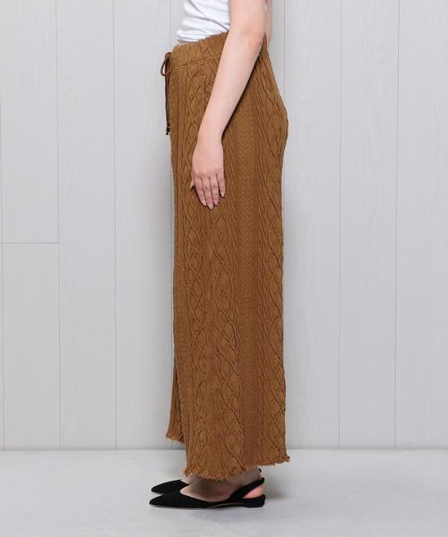 R JUBILEE（アールジュビリー）の「＜R JUBILEE＞CABLE PANTS