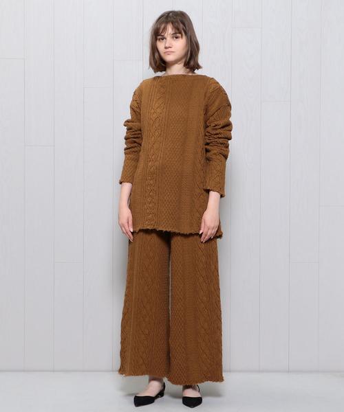 【激安通販 オンラインショップ】日用品 R PANTS JUBILEE＞CABLE JUBILEE（アールジュビリー）の「＜R パンツ