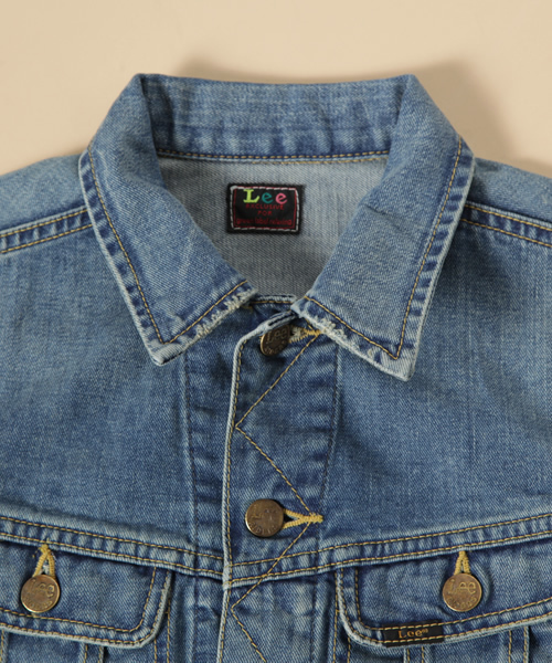 Lee（リー）の「[Lee(リー)] Gジャン（デニムジャケット・レディース・ホワイト/ライトブルー/ネイビー・SMALL/MEDIUM）」の7枚目の写真