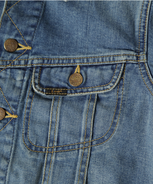 Lee（リー）の「[Lee(リー)] Gジャン（デニムジャケット・レディース・ホワイト/ライトブルー/ネイビー・SMALL/MEDIUM）」の10枚目の写真