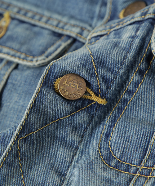 Lee（リー）の「[Lee(リー)] Gジャン（デニムジャケット・レディース・ホワイト/ライトブルー/ネイビー・SMALL/MEDIUM）」の12枚目の写真