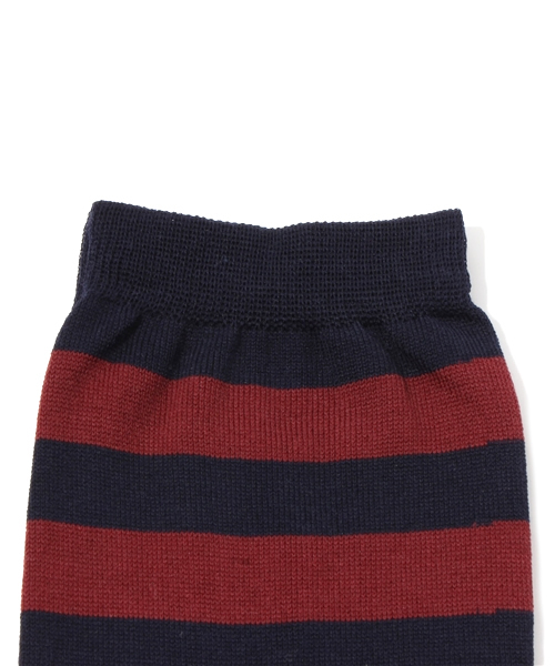 Ray BEAMS(レイビームス)の「Ray BEAMS / 2ライン ショートSOX(ソックス/靴下・レディース・ホワイト/ネイビー・ONE SIZE)」の3枚目の写真