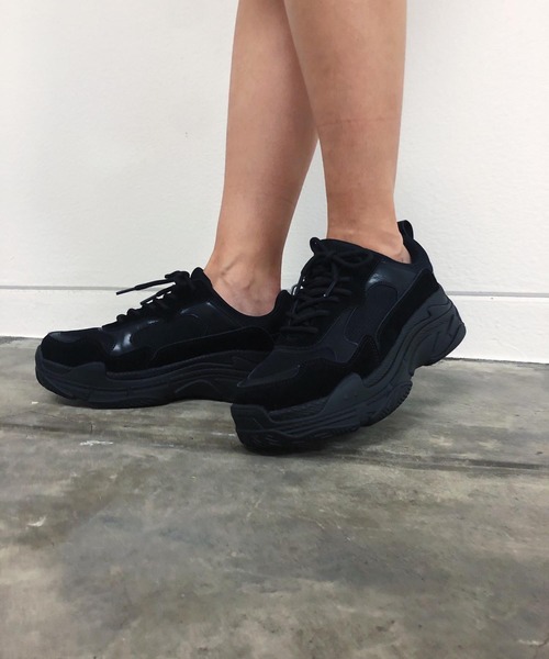 FIG&VIPER(フィグアンドバイパー)の「ダッドスニーカー(スニーカー・レディース・ホワイト/ブラック/イエロー/マルチ/レオパード/レッド/ライトブルー/パープル/ベージュ・SMALL/MEDIUM/LARGE)」の8枚目の写真