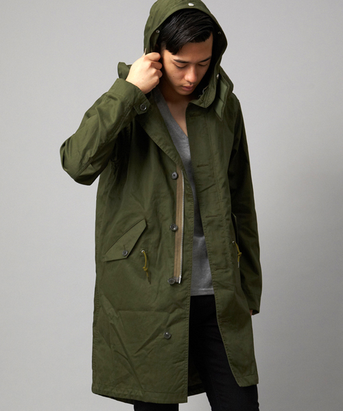 MONKEY TIME モッズコート monkey time＞ バックサテン キルト ライナー モッズコート