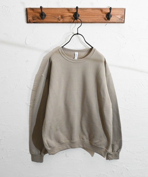 Anytime Songs（エニータイムソングス）の「【JERZEES/ジャージーズ】裏起毛スウェット トレーナー（スウェット・メンズ・ブラック/杢グレー/ホワイト/ネイビー/サンドベージュ/オリーブ/パープル/オレンジ/サックスブルー・LARGE/X-LARGE/SMALL/MEDIUM）」の5枚目の写真