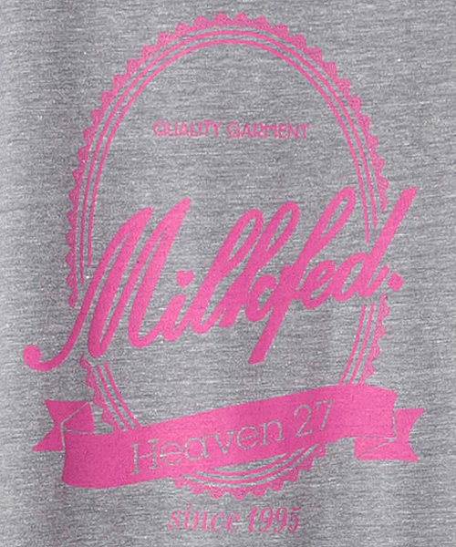 MILKFED.(ミルクフェド)の「BIG BB T BOTTLE STICKER(Tシャツ/カットソー・レディース・ホワイト/アッシュグレー/ネイビー・SMALL/MEDIUM)」の6枚目の写真